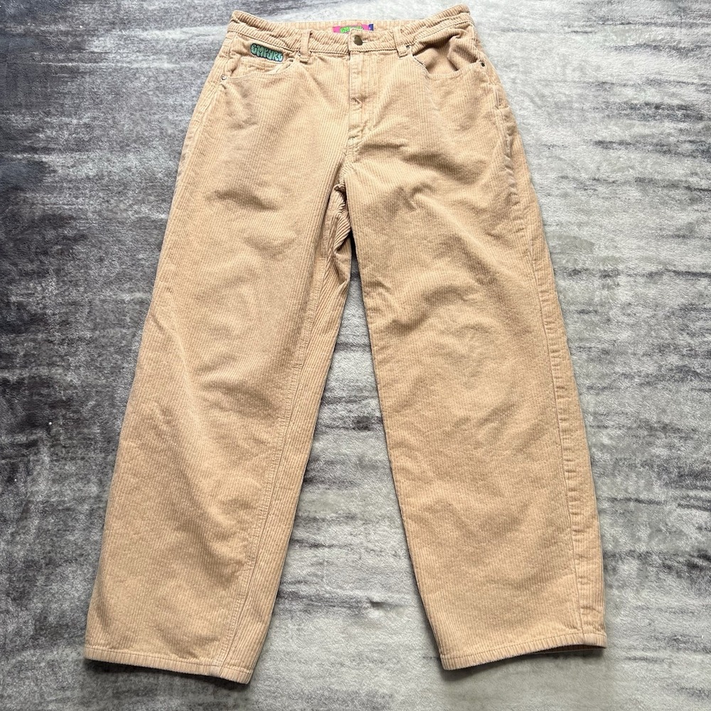 Empyre‎ Tori 90s Khaki Corduroy Skate Pants Baggy Fit Size 9